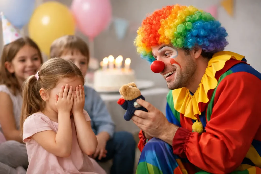Birthday Entertainer for Shy Children