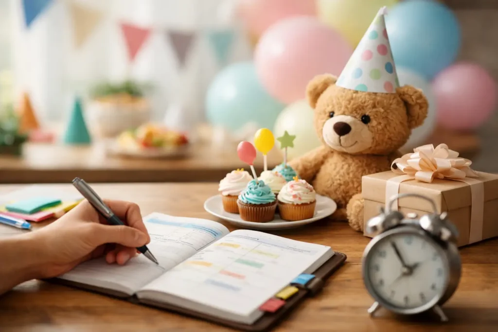 How to Plan a Toddler Birthday Party Schedule