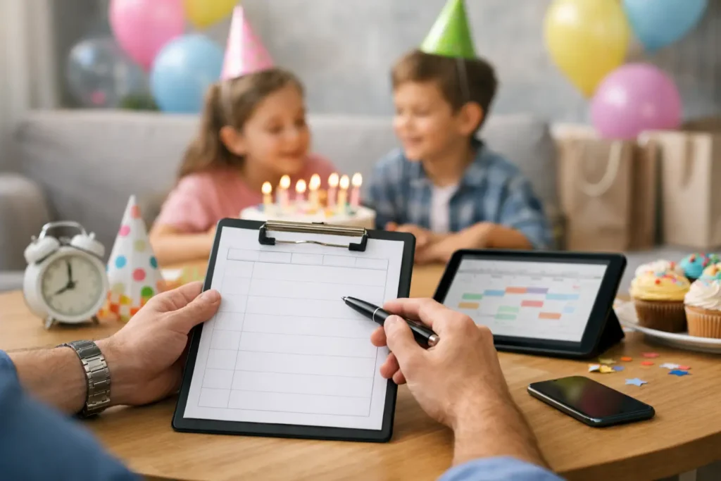 How to Run Birthday Party Schedule Right