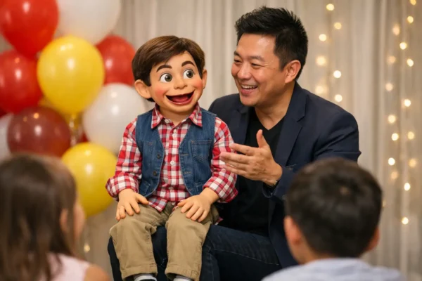 Ventriloquist Puppet Show Singapore for Parties
